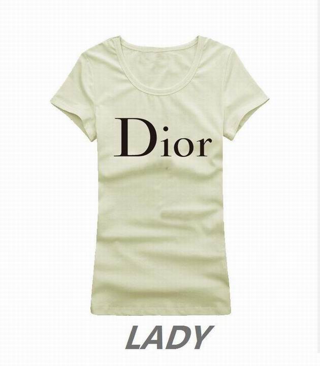 Dior short round collar T woman S-XL-008